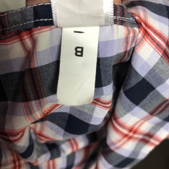 Banana Republic men’s short sleeve checkered shirt M - Picture 9 of 10
